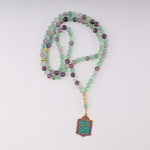 ⁦سبحة فلورايت طبيعي مع دلاية أنيقة – تصميم خاص⁩ - الصورة ⁦4⁩